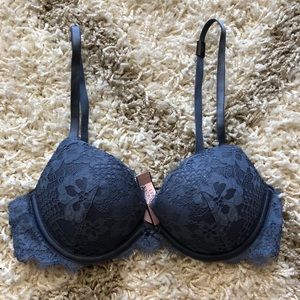 Navy Dream Angels Push-Up Bra